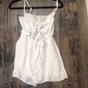 LF Seek Romper white linen XS